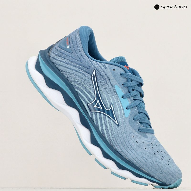 Încălțăminte de alergare pentru femei Mizuno Wave Sky 6 blue shadow/white/milky blue 10