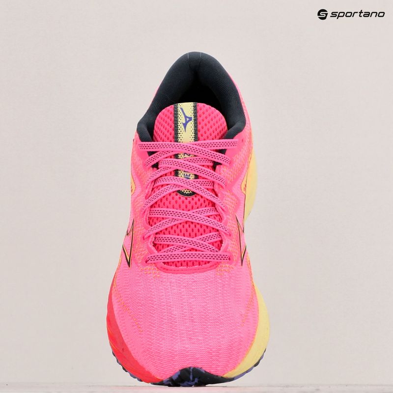 Încălțăminte de alergare pentru femei Mizuno Wave Rider 27 h-vpink/oblue/luminous 9