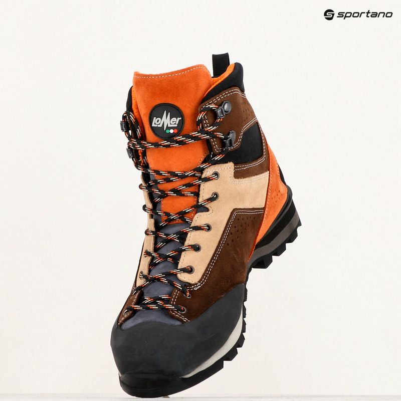 Încălțăminte de trekking pentru bărbați Lomer Badia High Mtx chocolate/brick 14