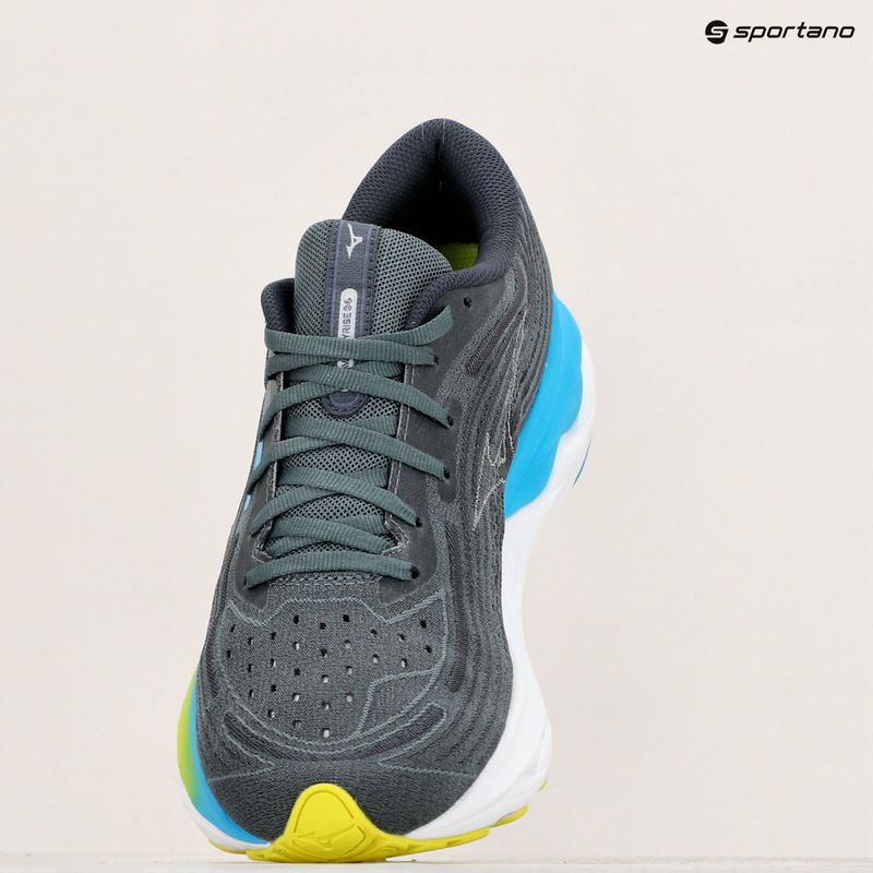 Încălțăminte de alergare pentru bărbați Mizuno Wave Skyrise 4 sweather/pblue/jet blue 9