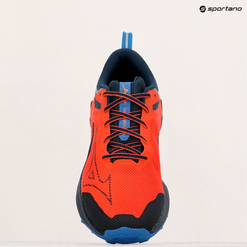 Încălțăminte de alergare pentru bărbați Mizuno Wave Ibuki 4 tigerlily/dblue/sblue 9