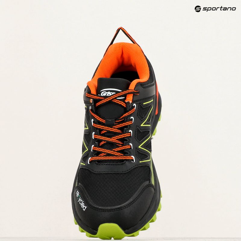 Încălțăminte de trekking pentru bărbați Grisport 81001V2M2 black/lime 9