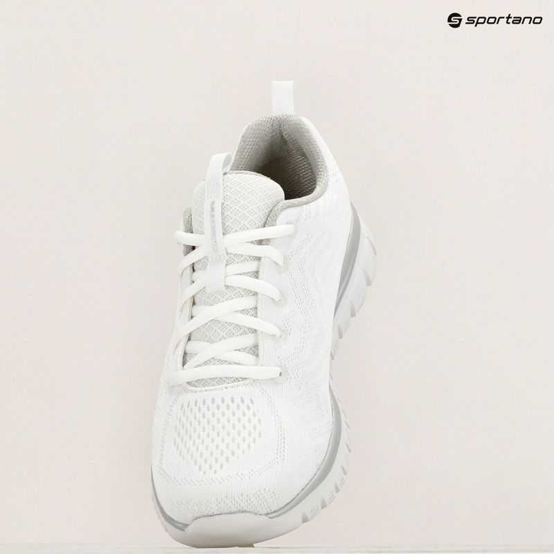 Încălțăminte pentru femei SKECHERS Graceful Get Connected white/silver 9