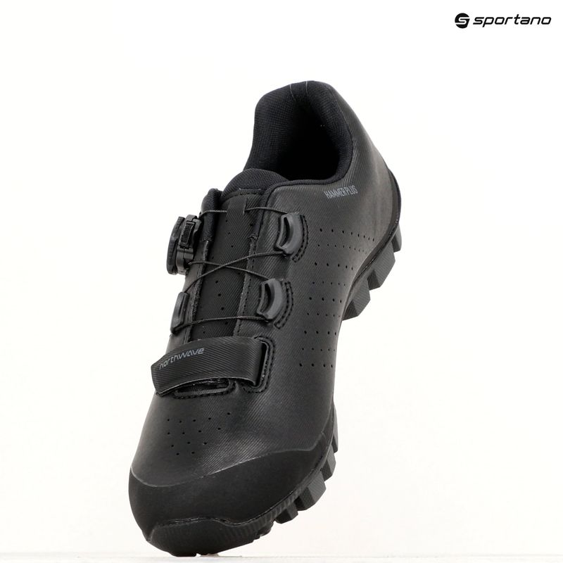 Încălțăminte de ciclism MTB pentru bărbați Northwave Hammer Plus black/dark grey 9