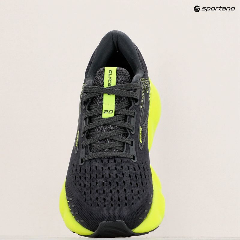 Brooks Glycerin 20 pantofi de alergare pentru femei negru/perlă neagră/albă/albă 9
