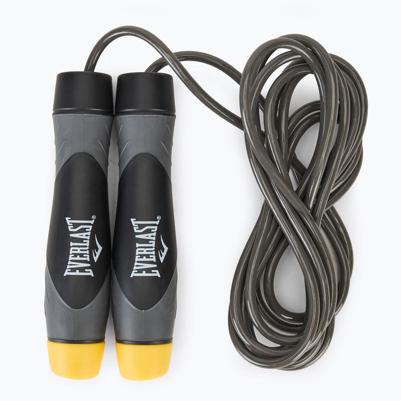 Coardă cu greutăți  Everlast Weighted Jump Rope grey/black