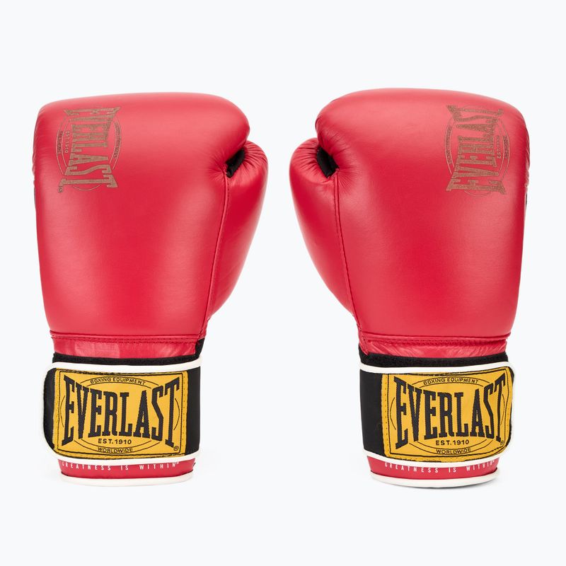 Mănuși de box Everlast 1910 Classic red 2
