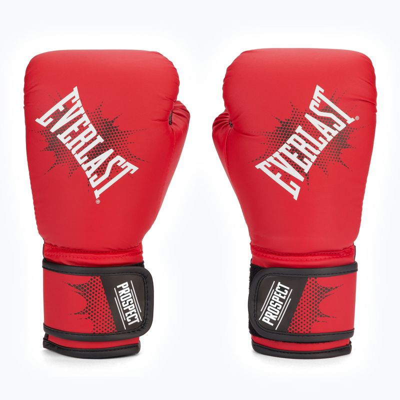 Mănuși de box pentru copii EVERLAST Junior Pu Prospect Gloves, roșu, EV4600 RED-8 oz.