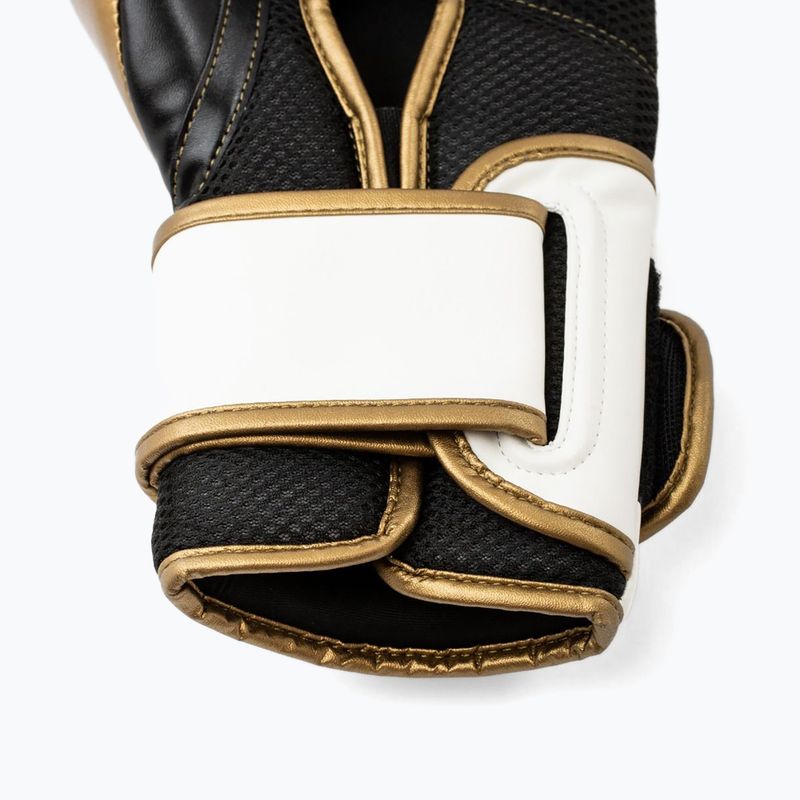 Mănuși de box  Everlast Powerlock 2 white/gold 7