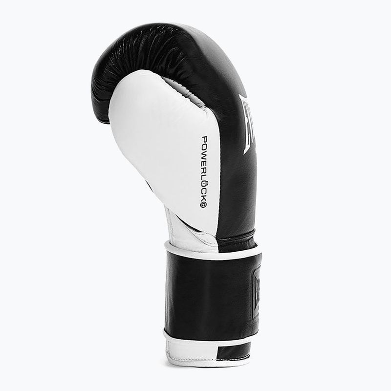Mănuși de box Everlast Powerlock Pro OG H&L black/white 3