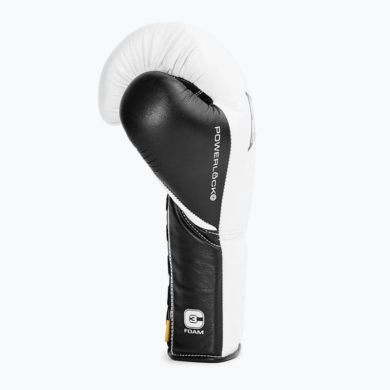 Mănuși de box Everlast Powerlock Pro OG Laced white/black 3