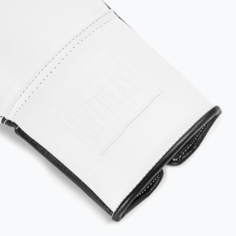 Mănuși de box Everlast Powerlock Pro OG Laced white/black 5