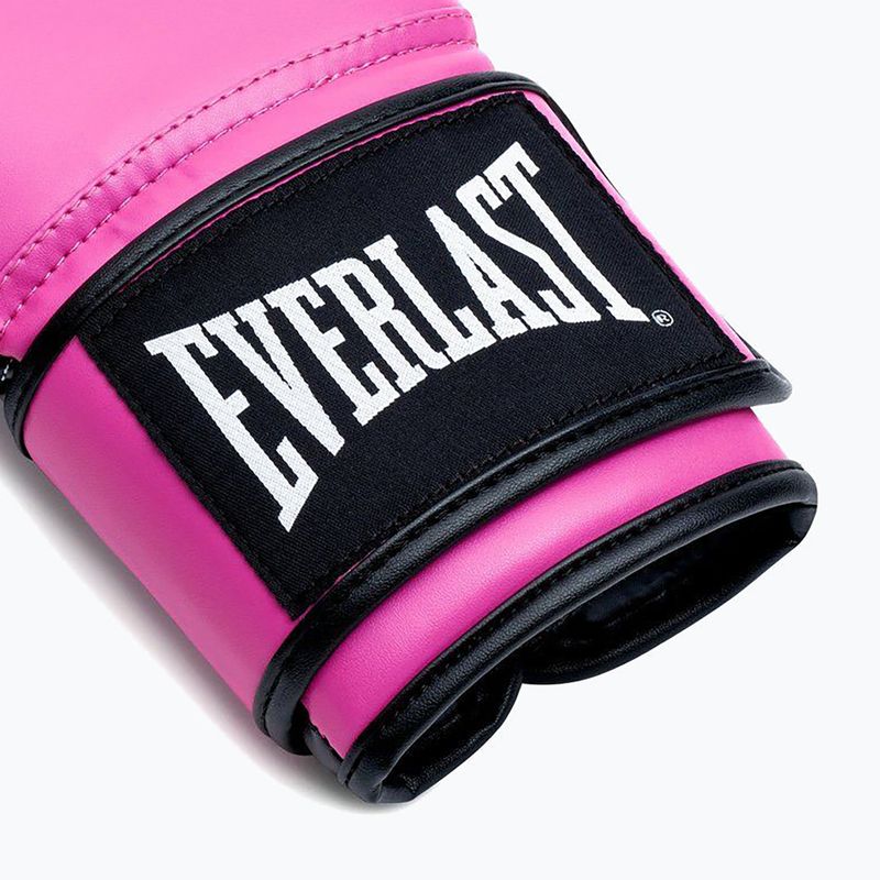Mănuși de box Everlast Powerlock Pro OG H&L Training Glove pink/black 5