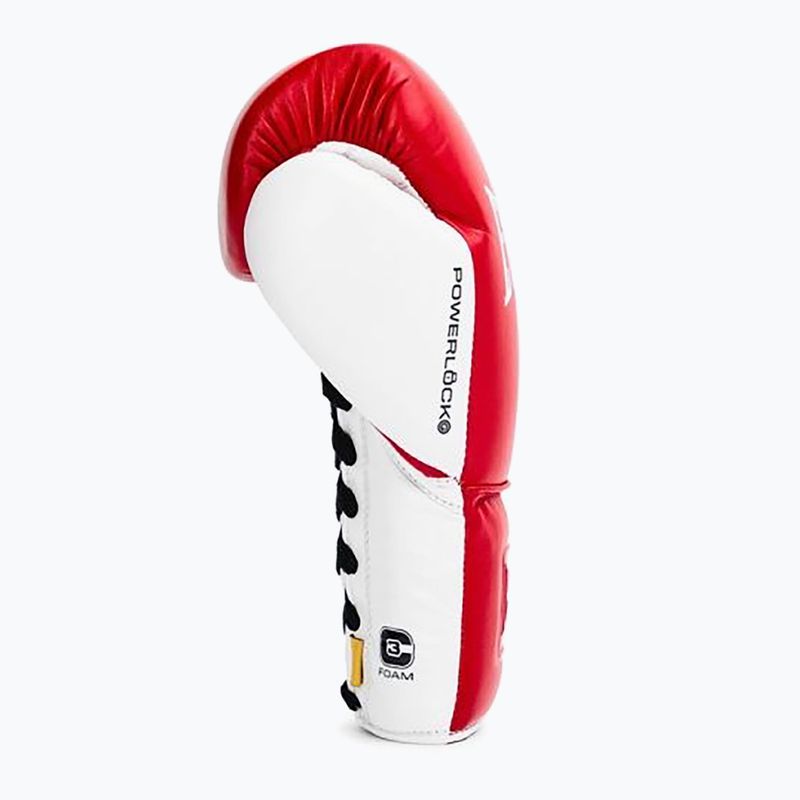 Mănuși de box Everlast Powerlock OG Pro Fight red/white 3