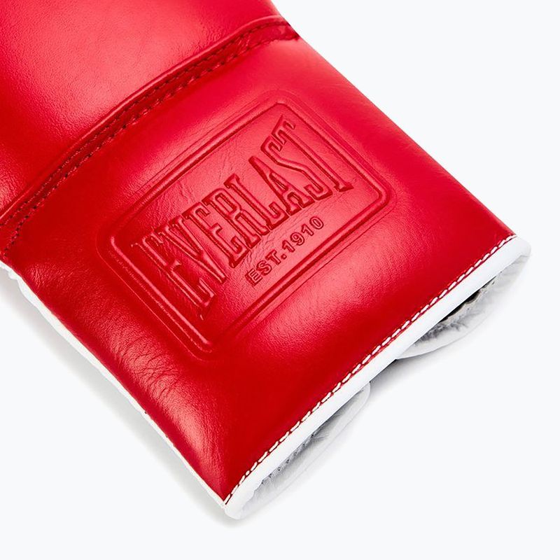 Mănuși de box Everlast Powerlock OG Pro Fight red/white 5
