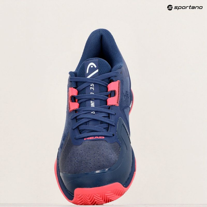 Încălțăminte de tenis pentru femei HEAD Sprint Pro 3.5 Clay dark blue/azalea 9