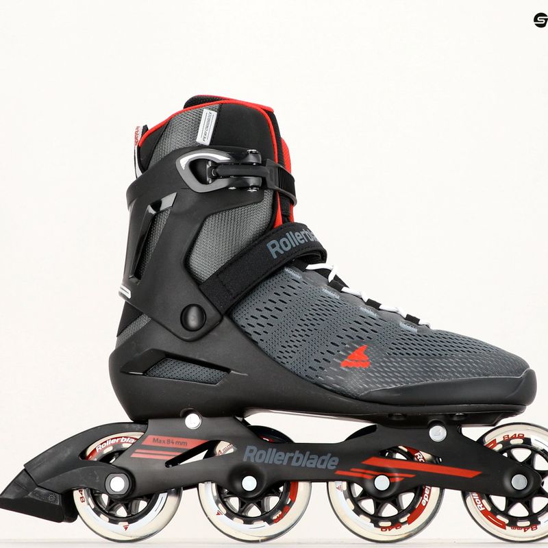 Role pentru bărbați Rollerblade Spark 84 dark grey/red 9