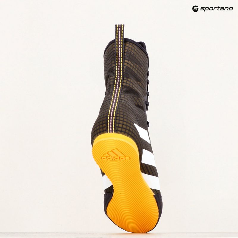 Încălțăminte de box adidas Box Hog 4 aurora black/cloud white/spark 10