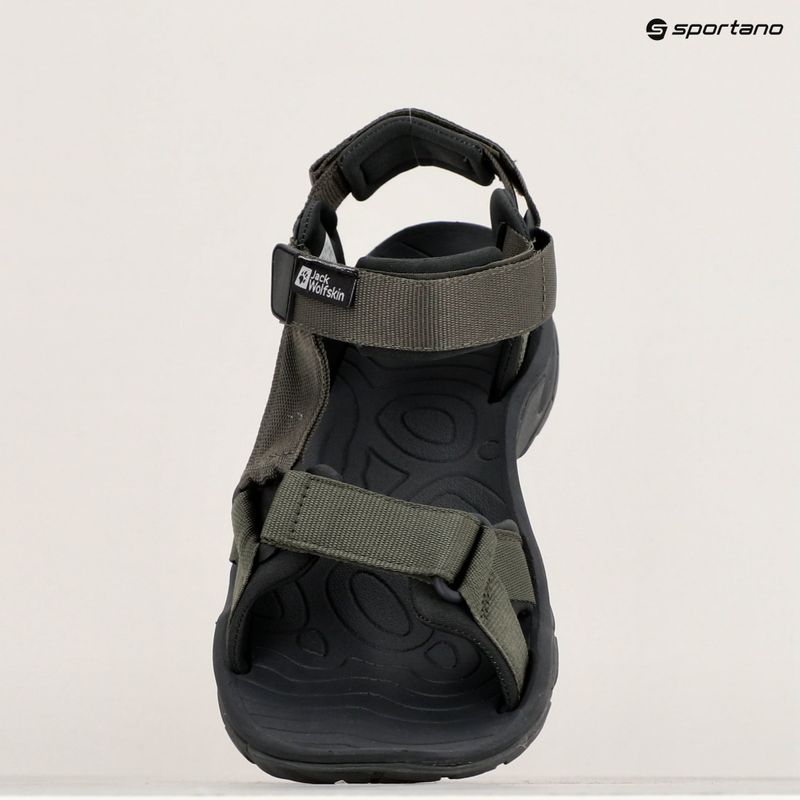 Sandale pentru bărbați Jack Wolfskin Lakewood Ride island moss 9