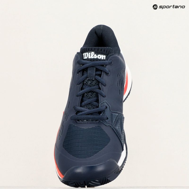Încălțăminte de tenis pentru bărbați Wilson Rush Pro Ace Clay navy blazer/white/infrared 16