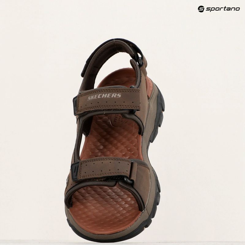 Sandale pentru bărbați SKECHERS Tresmen Hirano chocolate 14