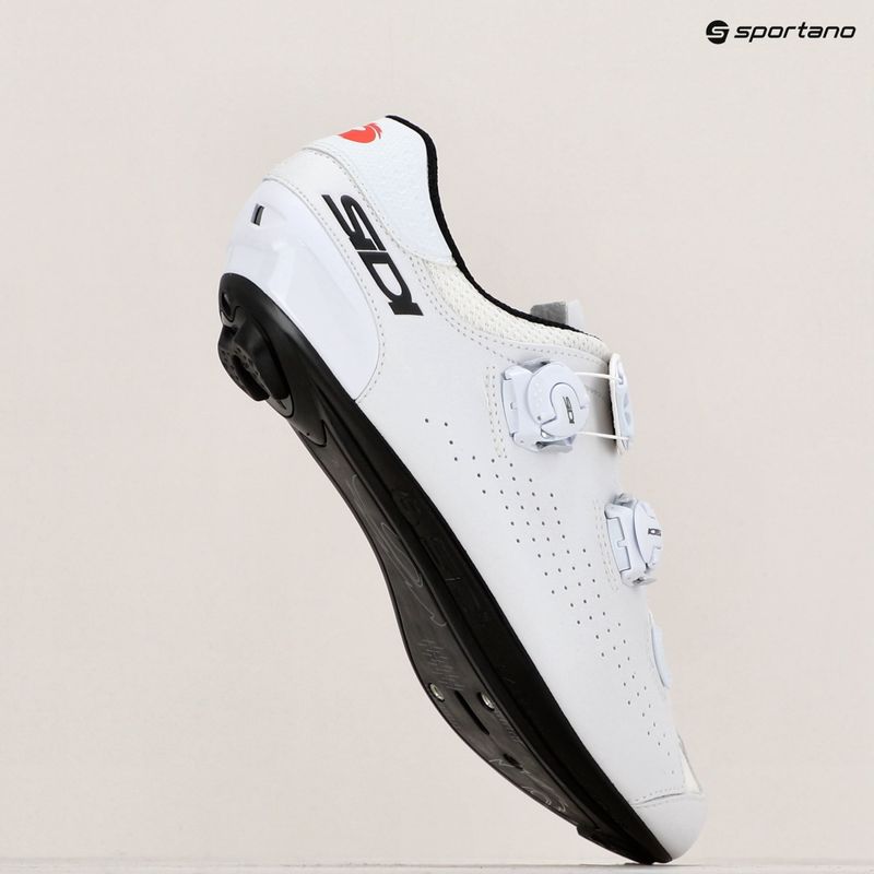 Încălțăminte de ciclism de șosea pentru bărbați  Sidi Genius 10 white/white 11
