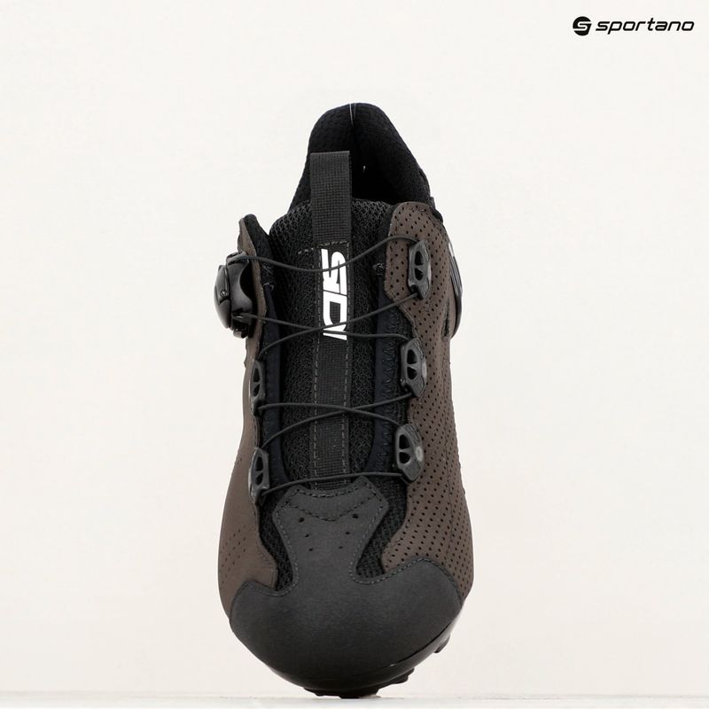 Încălțăminte de ciclism MTB pentru bărbați Sidi MTB Gravel negru/maro 11