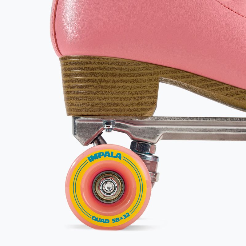 Patine cu rotile pentru femei IMPALA Quad Skate roz-galbene 9