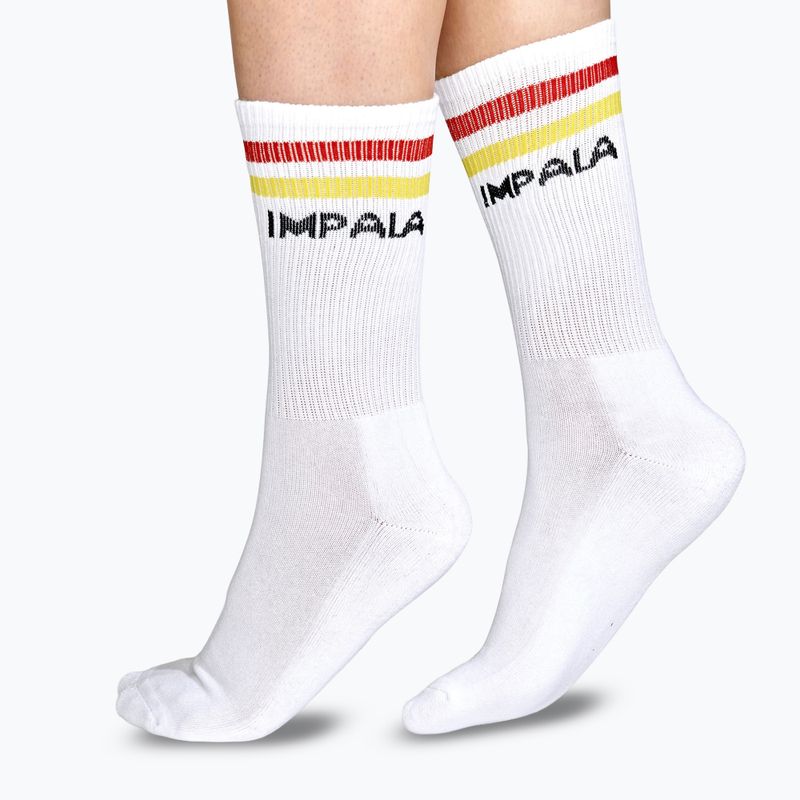 Șosete pentru femei IMPALA Stripe 3 pary white 4