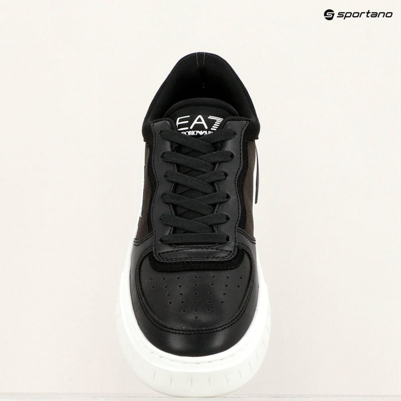 EA7 Emporio Armani pantofi Emporio Armani Summer Court alb/negru 9