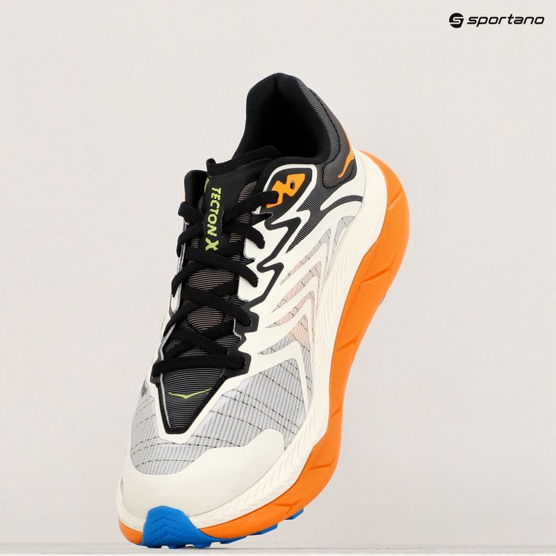 Încălțăminte de alergat pentru bărbați HOKA Tecton X 2 white/solar flare 9