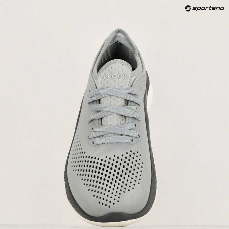 Pantofi Crocs LiteRide 360 Pacer pentru bărbați, gri deschis/gri argintiu 9