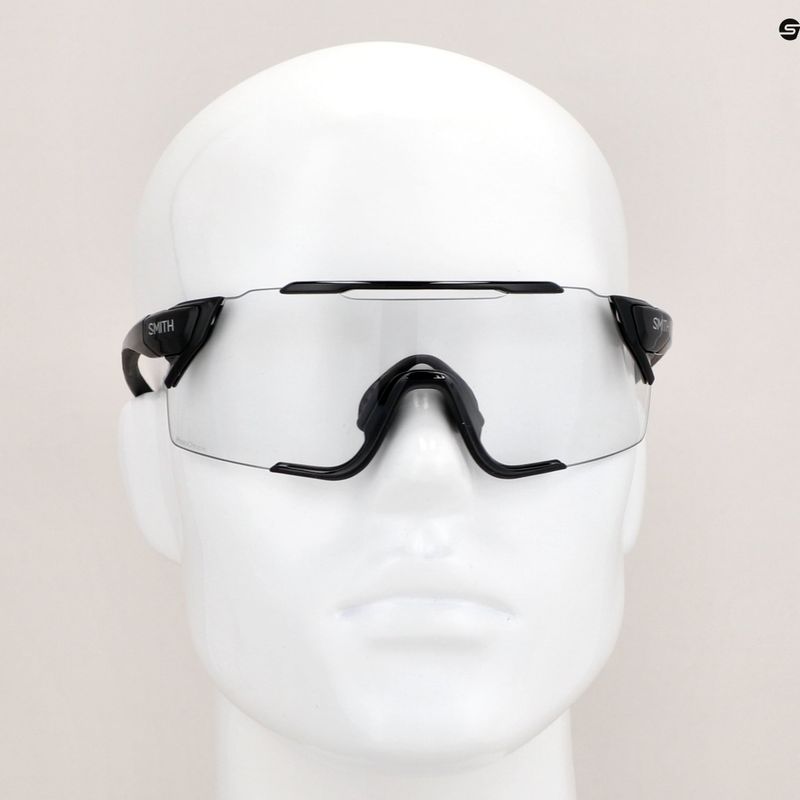 Ochelari de soare Smith Attack MAG MTB negru/fotocromic transparent spre gri 8
