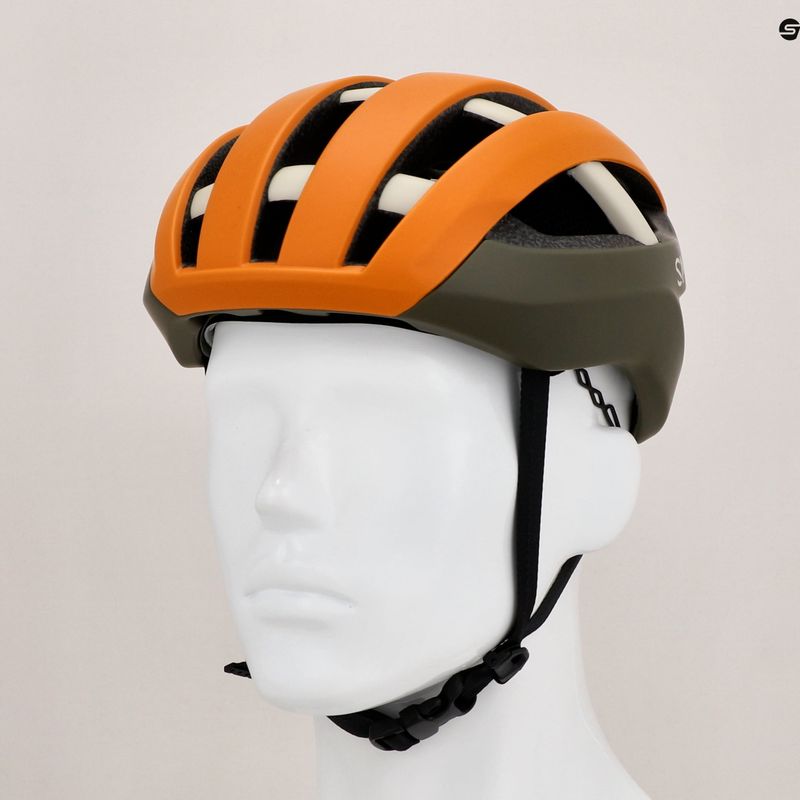 Cască de bicicletă Smith Network MIPS mată Sunrise/forest bone 7