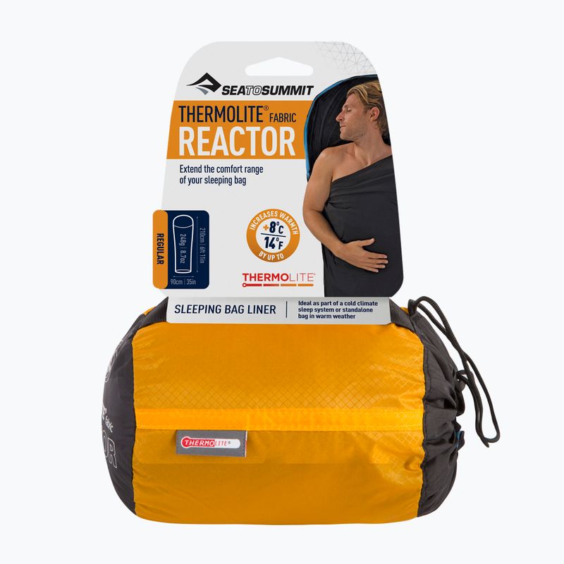 Sea to Summit Rector Thermolite Mummy Liner negru AREACTOR
