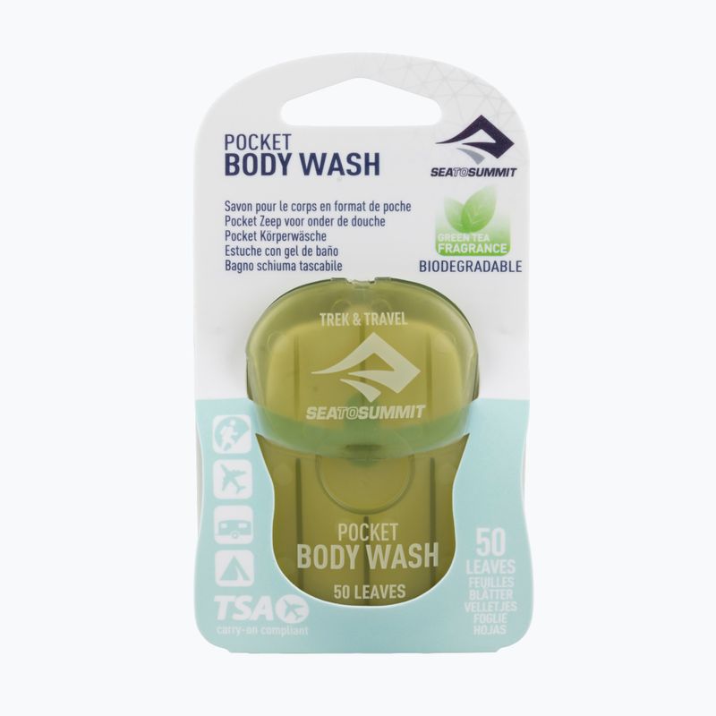 Săpun în foițe Sea To Summit Trek & Travel Pocket Body Wash 50 buc. green 2