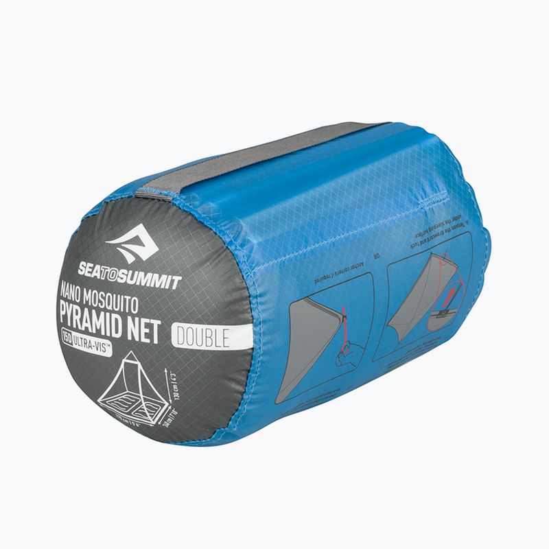 Plasă de țânțari Sea To Summit Nano MosquiTo Pyramid Net Double grey 9