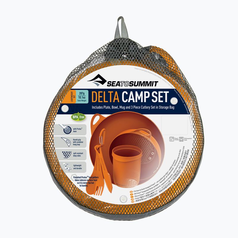 Sea to Summit Delta Camp Set portocaliu ADSETOR 6