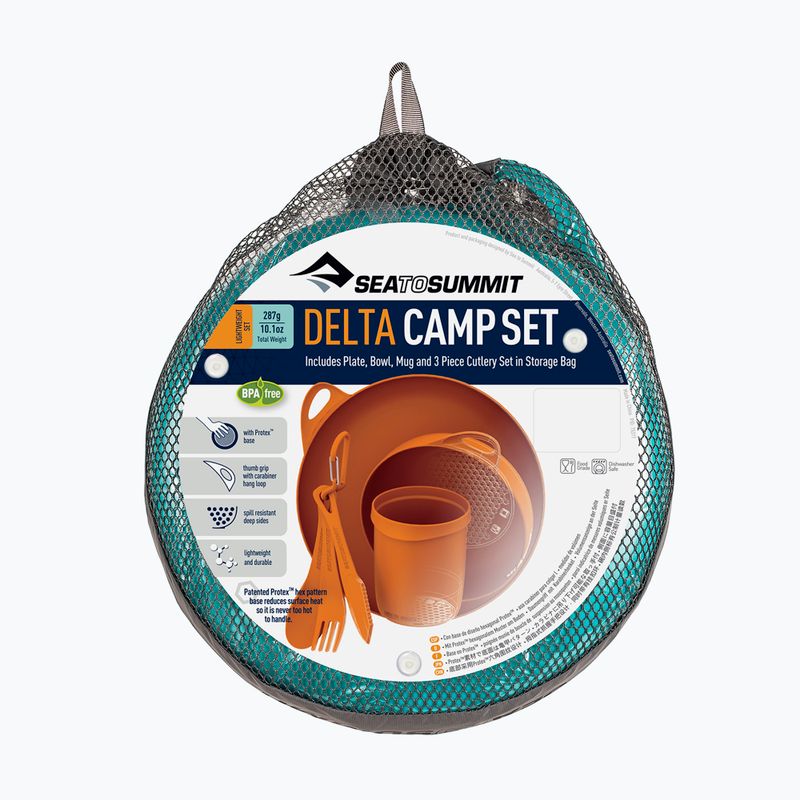 Set de tabără Sea to Summit Delta Camp Albastru ADSETPB 6