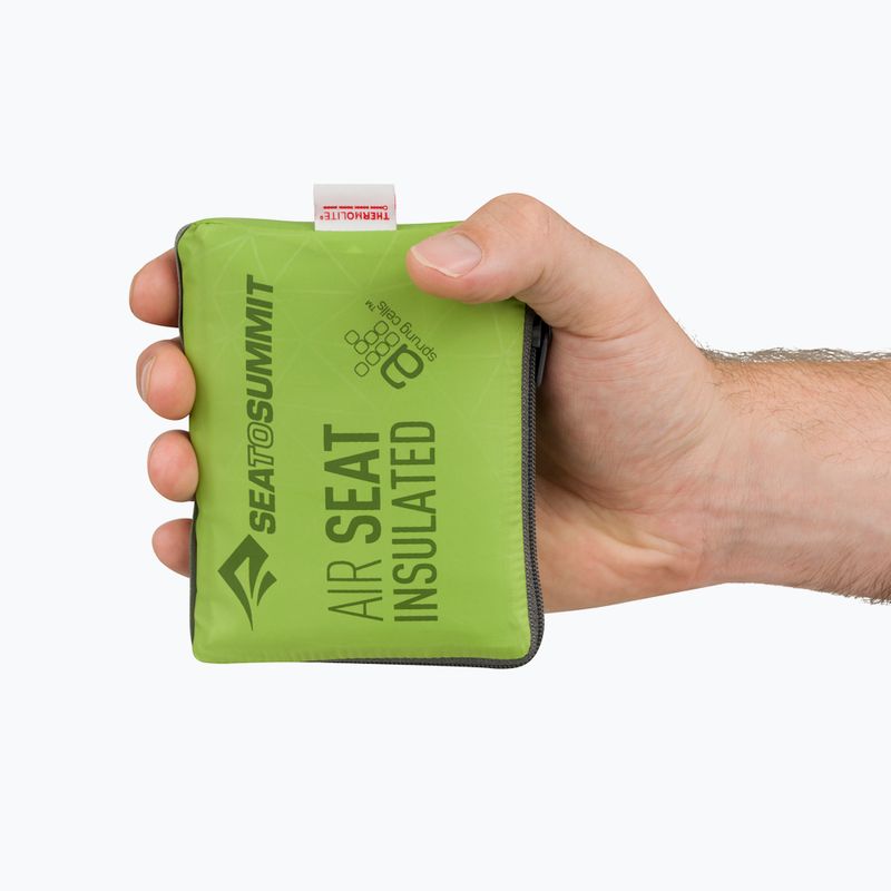 Saltea gonflabilă pentru șezut Sea to Summit Air Seat Insulated green 10