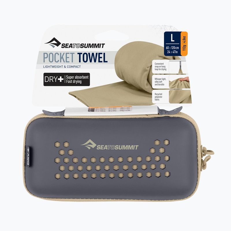 Prosop cu uscare rapidă Sea to Summit Pocket Towel ACP071051-060312 desert 3