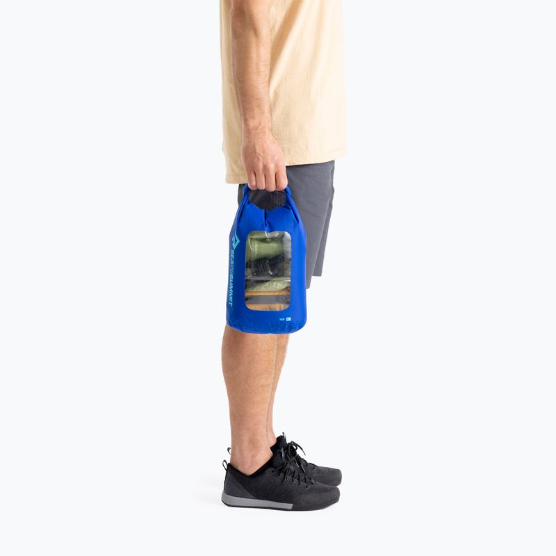 Sac impermeabil Sea to Summit Lightweight Dry Bag View 5 l surf blue
