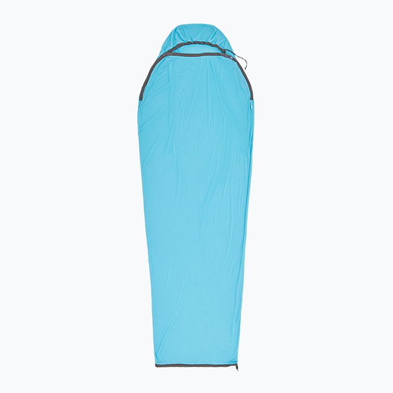 Sea to Summit Breeze Sleeping Bag Liner Mummy compact albastru atoll/beluga