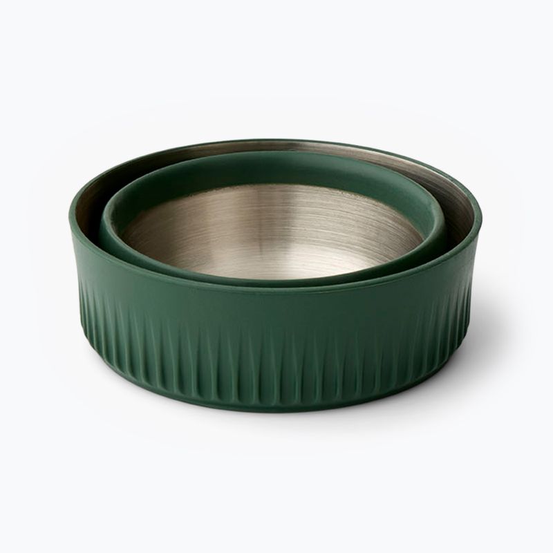 Cană turistică Sea To Summit Detour Stainless Steel Collapsible 475 ml laurel wreath 2