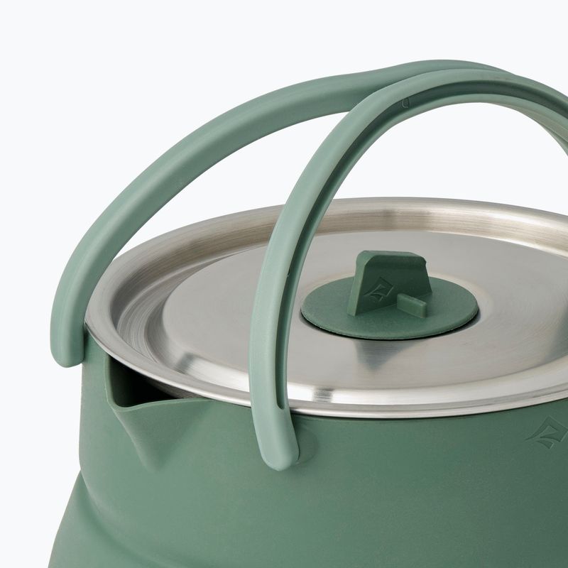 Ceainic turistic Sea To Summit Detour Stainless Steel Collapsible 1,6 l green 4
