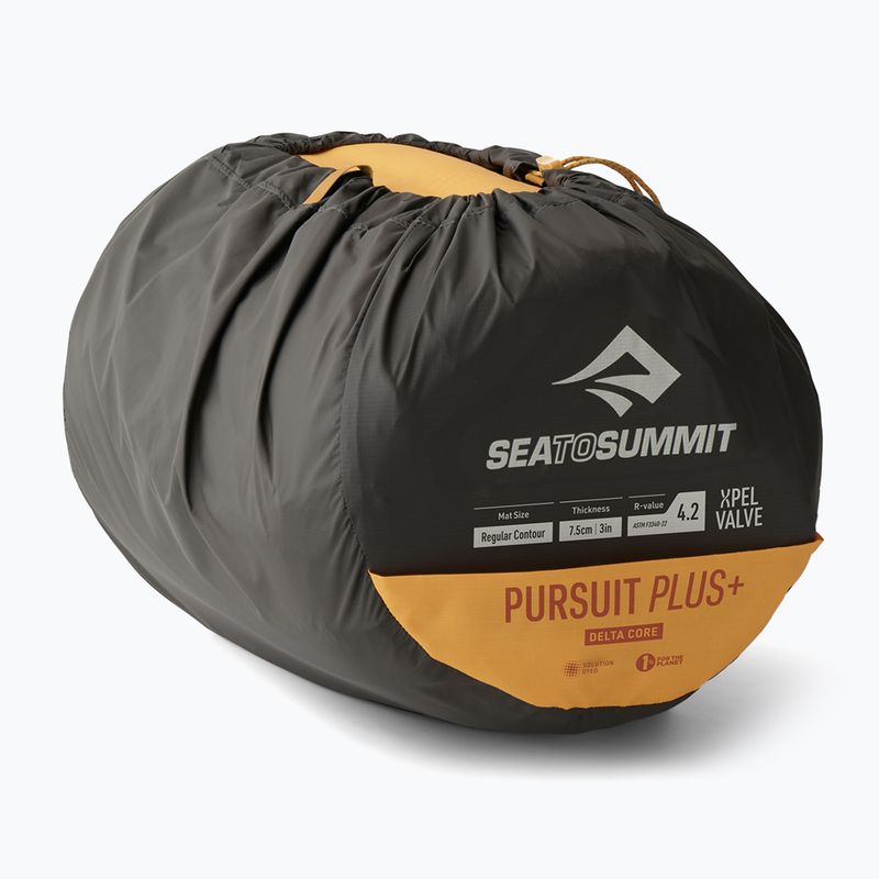 Covoraș autogonflabil Sea To Summit Pursuit Plus SI Regular yellow 7