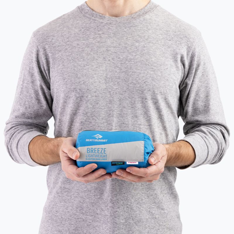 Cearșaf pentru sac de dormit Sea To Summit ReacTor Breeze L cendre blue 8