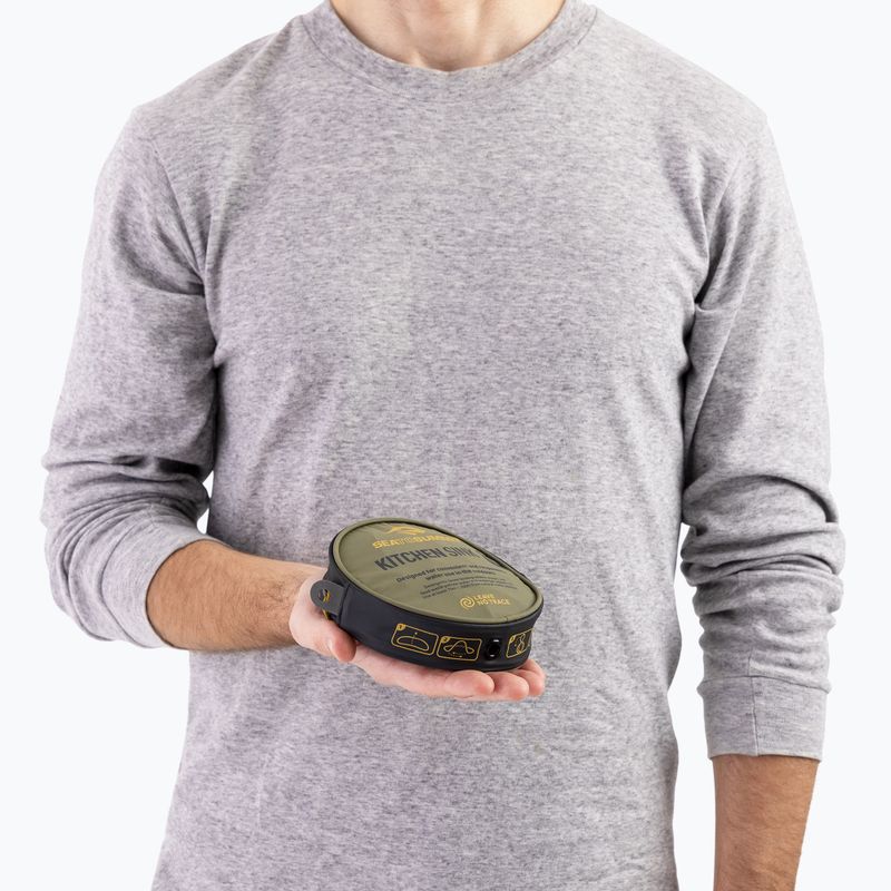 Chiuvetă turistică Sea to Summit Kitchen Sink 10 l burnt olive 5