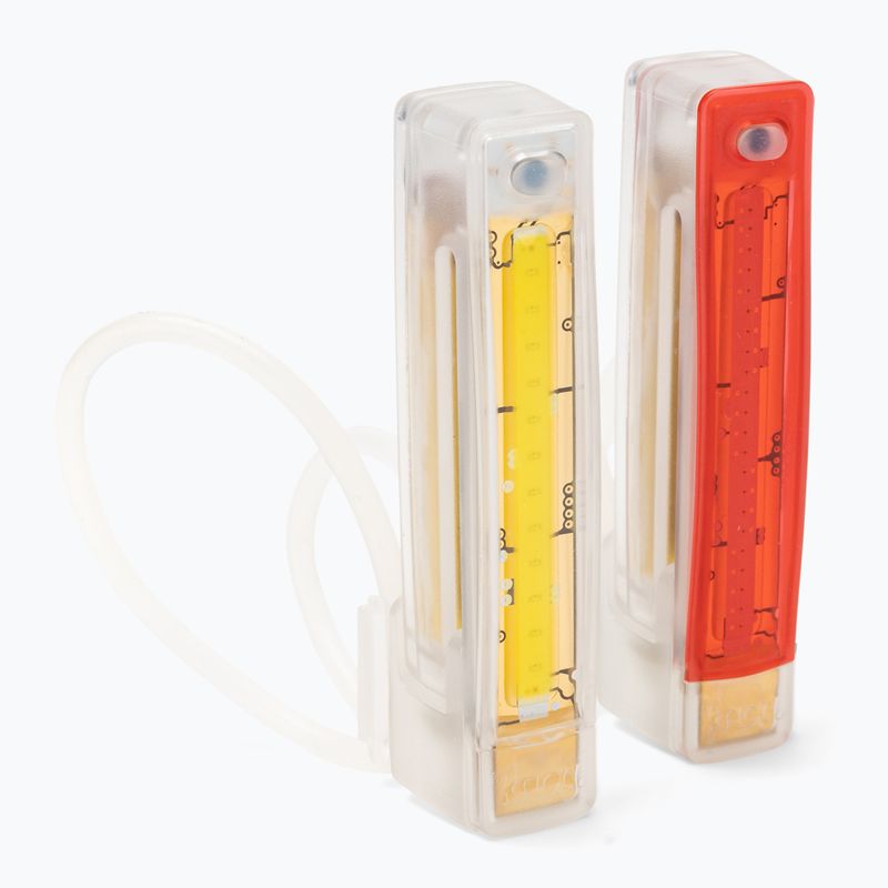 Knog Plus Twinpack set de lumini transparente pentru biciclete 12145