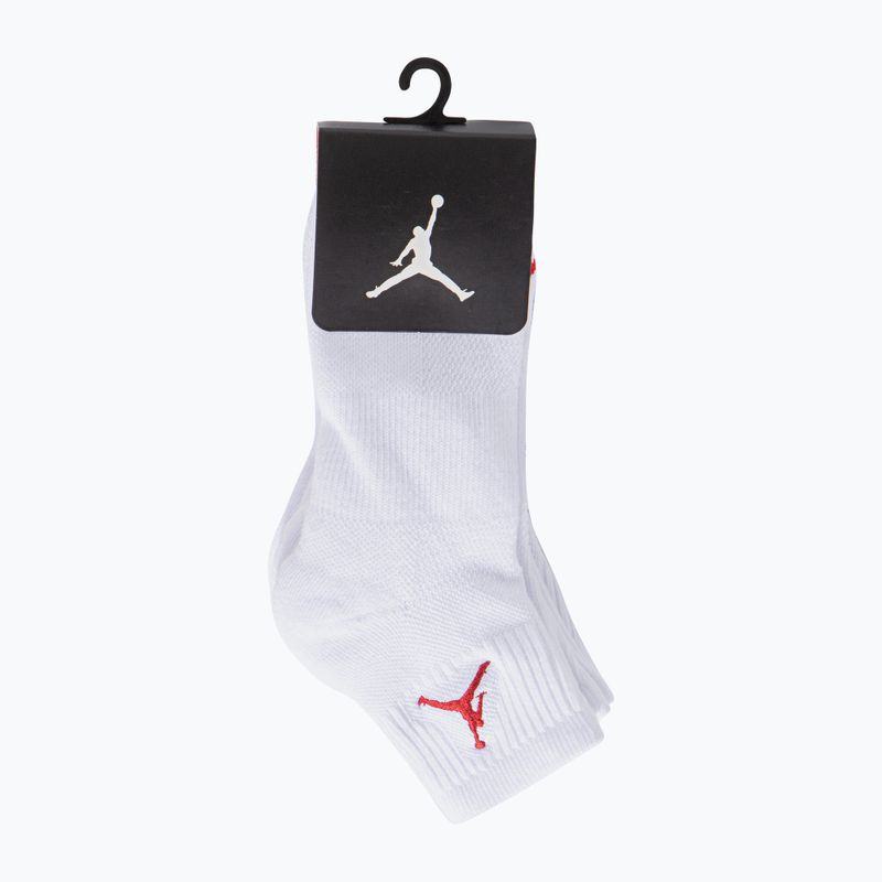 Șosete pentru copii Air Jordan Jumpman Quarter 3 pairs white 4